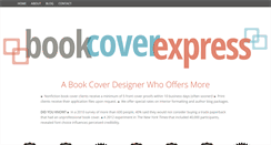 Desktop Screenshot of bookcoverexpress.com