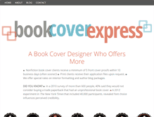Tablet Screenshot of bookcoverexpress.com